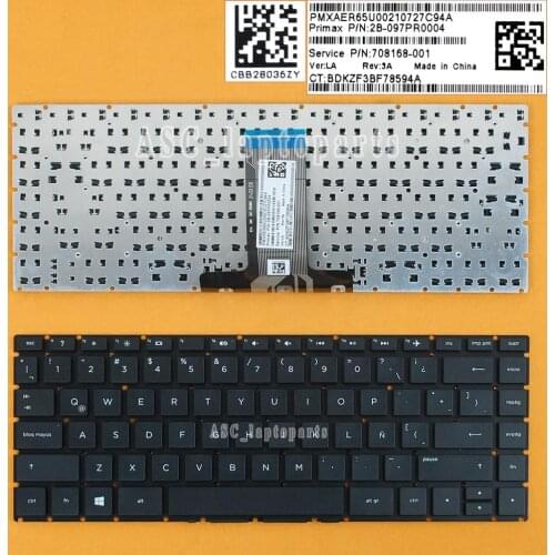 New Latin Spanish Teclado Keyboard For HP home 14-bs000 14-bs100 14-bs500 14t-bs000 14-bs019la 14-bs020la 14-bs021la Black