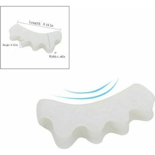 Toe Separator Valgus Bunion Corrector Orthotics Feet Bone Thumb Adjuster Correction Pedicure Sock Straightener 2