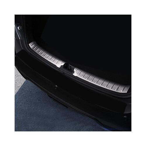 Steel Inner Rear Bumper Protector Sill Plate Cover For Nissan Kicks 2016-2018