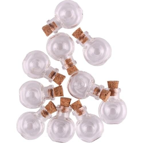 50pcs Transparent XO Glass Bottle Jars Vials Wishing Bottle Cute Art Bottles with Corks Stopper DIY craft gift