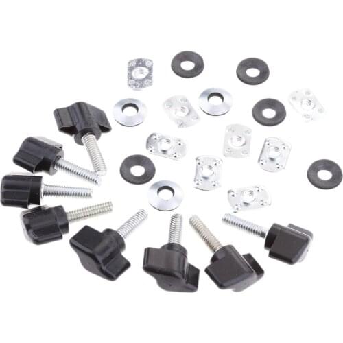 8 Sets of Easy On Off Hard Top Fasteners Nuts Bolts for Jeep Wrangler YJ TJ JK
