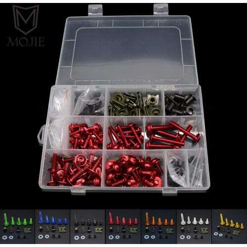 Fairing bolts Screw For HONDA CBR1100XX CBR1100 CBR 1100 1100XX 1997-2007 Body Fairing Bolt Screw Fastener-Fixation Kit H37