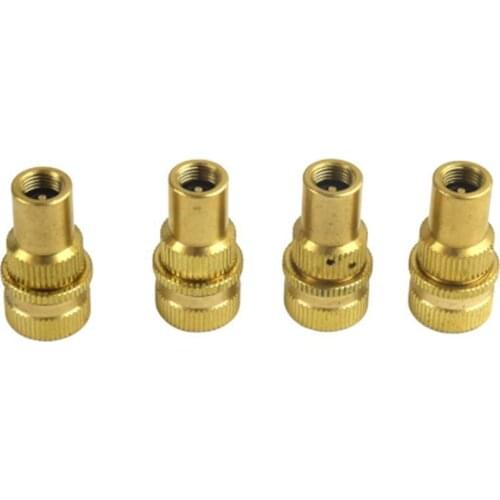 NEW 4Pcs Universal Offroad Brass Car Tire Deflators Adjustable PSI 6-30 Tyre Accessories Set Auto Automatic Valve Kit Bleed D3F8
