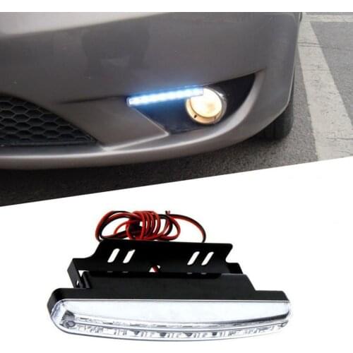 Daytime Running Light LED Easy Installation Plastic DC12V Car Headlight for Outdoor