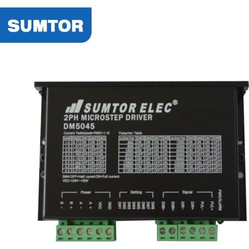 DM5045 driver for nema 23 stepper motor driver 4.2A 24V 256 subdivision