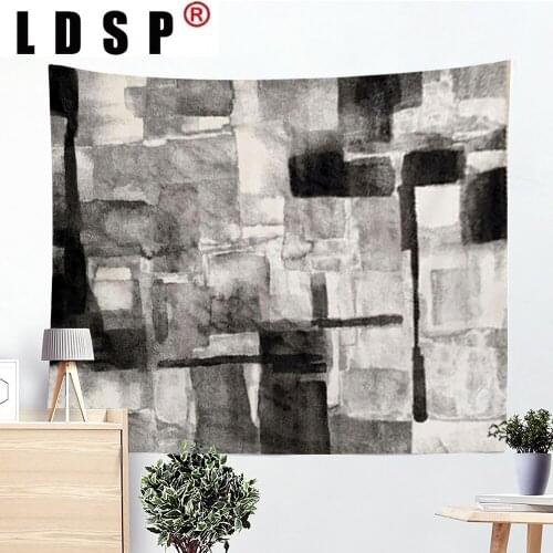 LDSP Abstract Geometry Picture Tapestry Hanging Covering Rugs Background Cloth Beach Mat Blanket Art Bedroom Decor