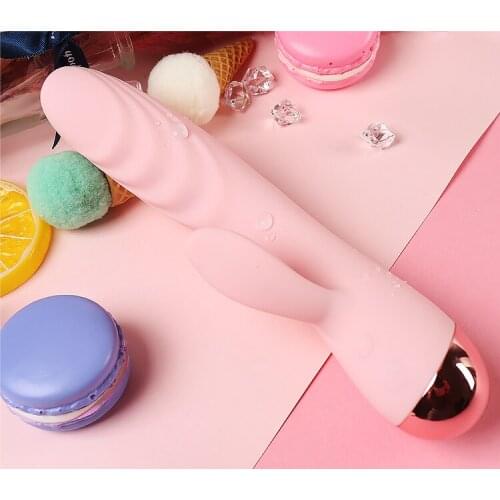 Masturbator for Women Flexible Heating Vibrator Soft Dildo Licking Clitoris Vibrating Vagina Double Orgasm