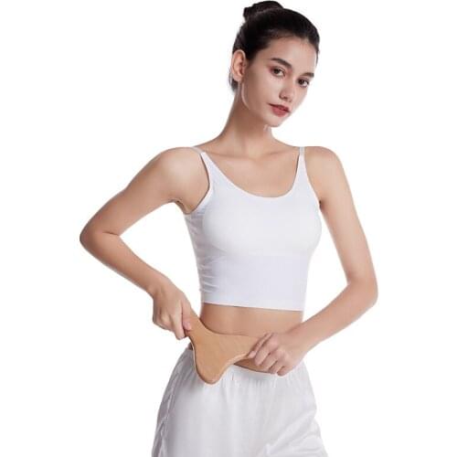 New Beech Scraping Board Wooden Guasha Massage Tool For Back Neck Body Meridian Beauty Dredge Board Carbonized Acupuncture Board