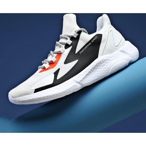 New mens casual shoes fashion large size sneaker light and breathable outdoor sports jogging trend mesh running shoes