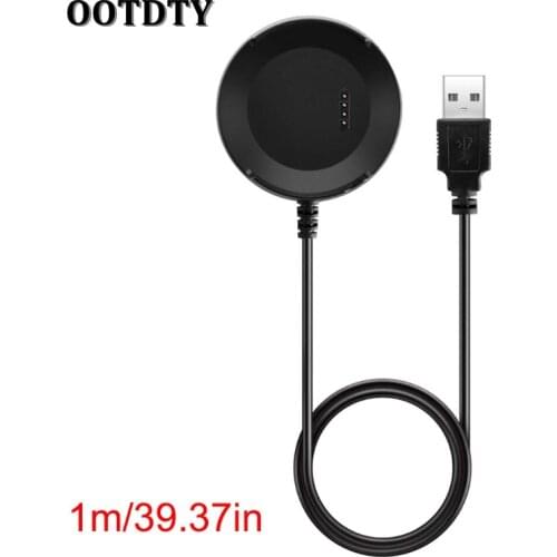 OOTDTY High Quality 1M Cable USB Fast Data Charging Clip Charging Base For ZTE Quartz ZW10 Smart Watch