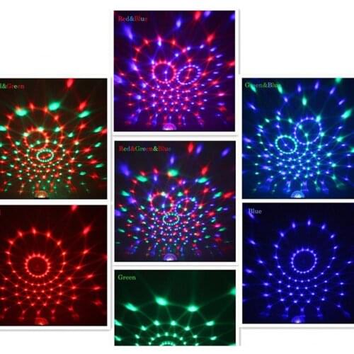 3W RGB Ball Lamp Lights Home Parties Bar Nightclub DJ Banquet Karaoke