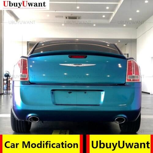 UBUYUWANT For Chrysler 300C 2013-2018 Spoiler High Quality ABS Material Car Rear Wing Rear Spoiler For Chrysler 300C Spoiler