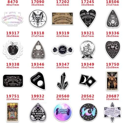 DIY Craft Supplies cartoon character flat back custom planar resins 30 pieces. Halloween resins PR8470