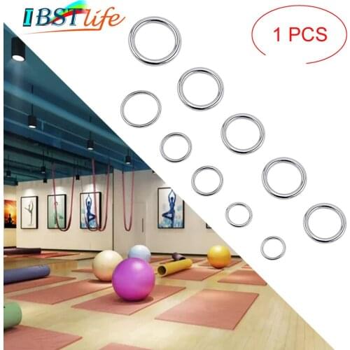 304 Stainless Steel Solid Round O Ring Hammock Yoga Hanging Rings Smooth Welded Precision Polished Marine Boat Accessories