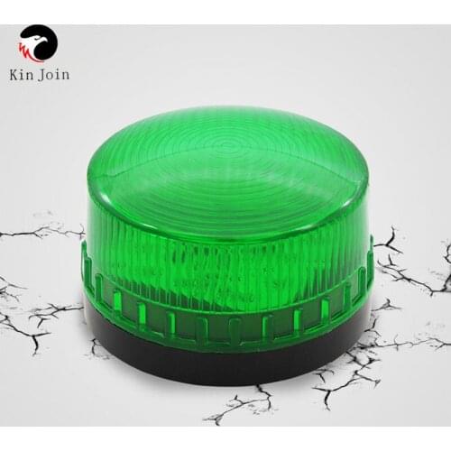 Gate Opener Waterproof Mini Lamp Security Alarm Strobe Warning Signal Flashlight Red, Yellow, Blue,Green Optional（No Sound