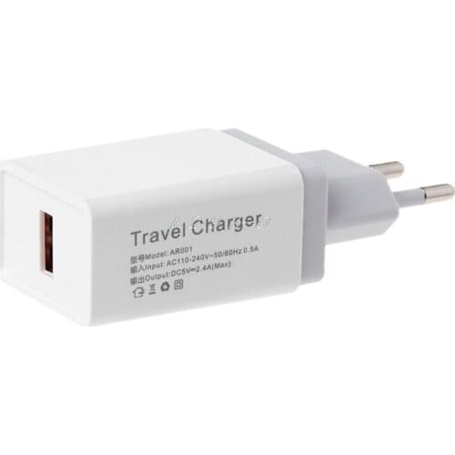 1 2 3 USB Port 5V 2.4A Travel Charger Power Adapter EU Plug For Phone Tablet PC