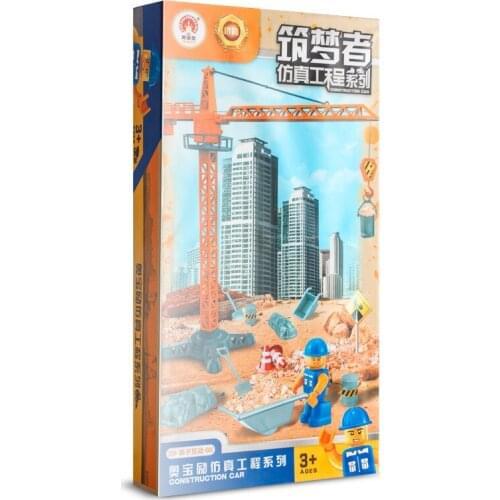 1:32 Disassembly And Assembly Of Childrens Force Control Building Diy Simulation Crane Engineering Vehicle Toys For Kids