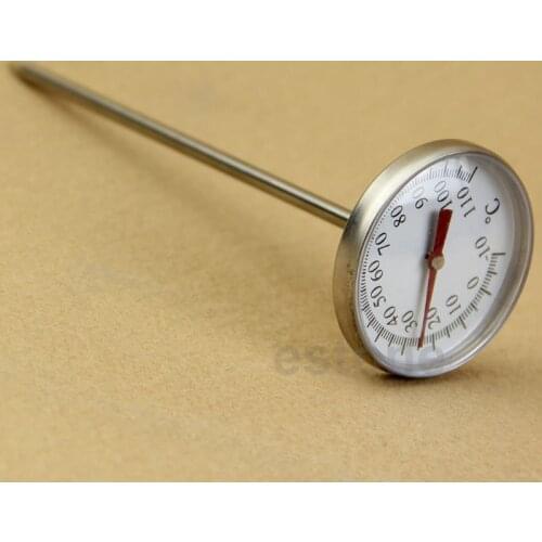 1 Pc Cooking Milk Food Coffee Stainless Steel Sensor Large Dial Thermometer New