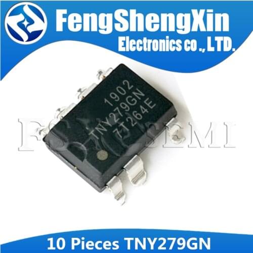 10pcs TNY279GN SOP-7 TNY279G SOP TNY279 279GN SOP7 Energy Efficient, Off-Line Switcher IC