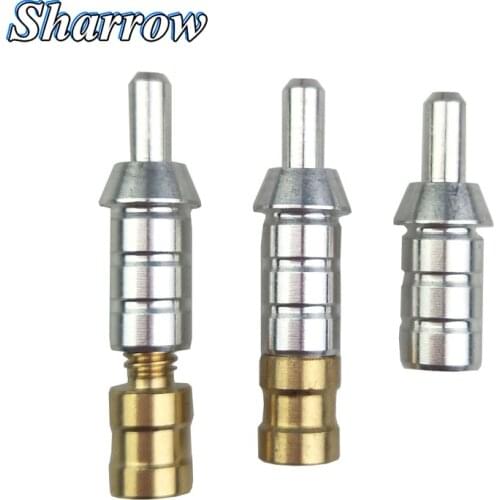 12/20/50pcsPcs ID 6.2mm Aluminum Arrow Nock Pin Aluminum Arrow Nock Adapter For Arrow Hunting for Compound Recurve Bow Arrows