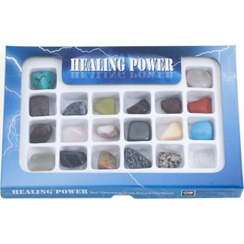 20pcs/Set High Quality Healing Power Crystal Stone Totally Different Style Decorations Stone Gemstones Mineral Crystals Mascot