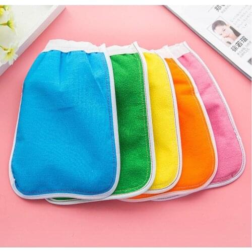 200pcs Korea Scrub Mitt Magic Peeling Bath Glove Exfoliating Tan Removal Shower Bath Morocco Towel SN3436