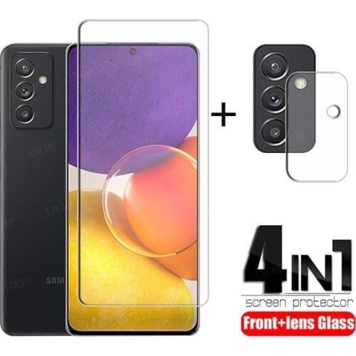 4-in-1 For Samsung Galaxy Quantum 2 Glass For Samsung Quantum 2 Film HD Screen Protector For Samsung Quantum 2 Camera Lens Film