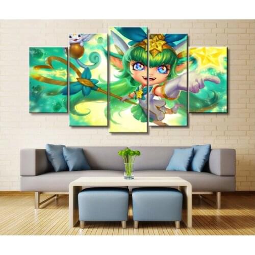 5d diy diamond embroidery cartoon girl 5PCS fairy diamond painting Cross Stitch full drill Rhinestone Multi-picture home decor