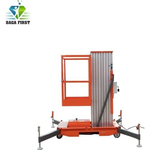 6m-12m Electric Upright Aluminum Alloy Ladder for Light Maintenance