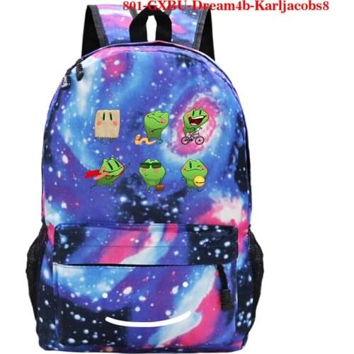 Dream Merch Canvas Backpack Girls Schoolbag Boys Dream Merch Printing Bag Women Kids Cartoon Bag Shoulder Bag Knapsack Teen Gift