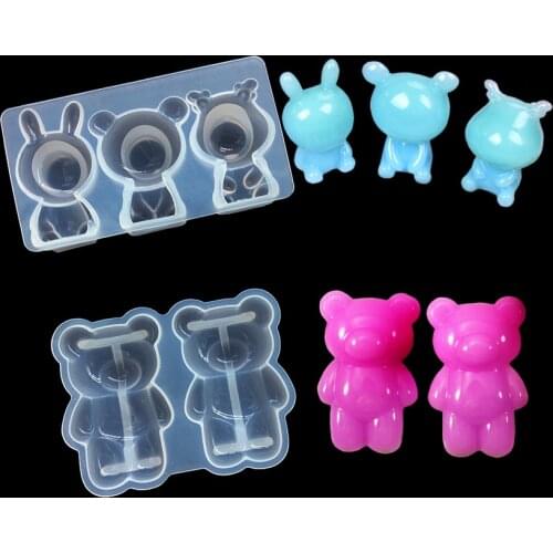 Bear Doll Silicone Mold Silicon Resin Mold Fondant Cake Decorating Tools