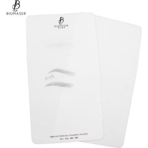 Biomaser Permanent Makeup Tattoo Practice Skins Direct Show Blank Tattoo Practice Fake Skins New Double Sided Practice Skin