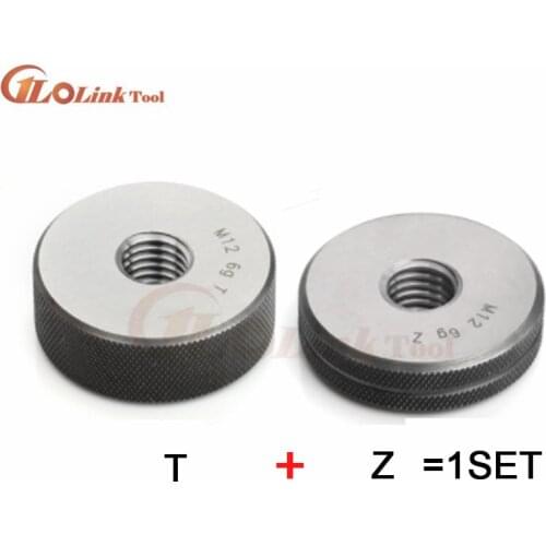 M18 M20 M22 M24*3*2*1.5*1*0.75 thread ring gage thread ring gauge RING GO-NOGO GAUGE 6g measure gauge 2pcs/set