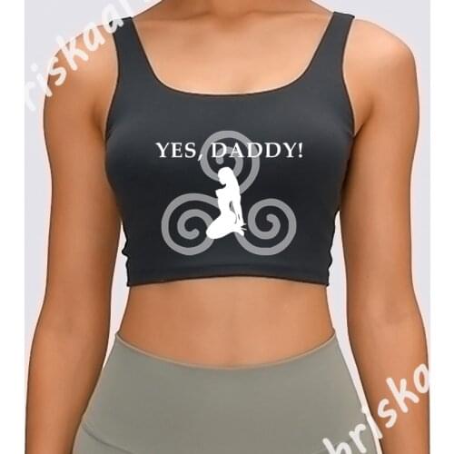 Yes Daddy Bondage Triskele Ddlg Gift Bdsm Fetish Tank Top Tops Customized Fashion Summer Standard Graphic O Neck Natural Vest