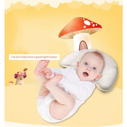 Newborn Baby Styling Pillow Baby Rollover Mattress Pillow 0-12 Months Baby Sleeping Positioning Pad Cotton Pillow