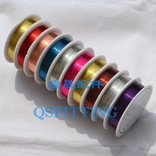 Supply DIY fashion jewelry Accessory,Copper Wire,Jewelry Line,10 Ropes In A Roll,Mix Color