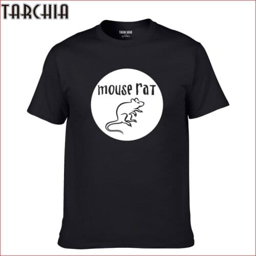 TARCHIA Casual Men Short Sleeve Boy Homme Tshirt 2021 New Brand t-shirt Cotton T Shirt Plus Male Print Top Tee Mouse Rat Fashion