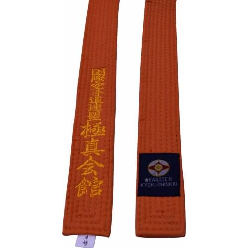 Karate Kyokushin Belt Kyokushin Karate Kyokushinkai Karate Belts Japan Tokyodo Belts with Embroidered Words Black Belt Karate