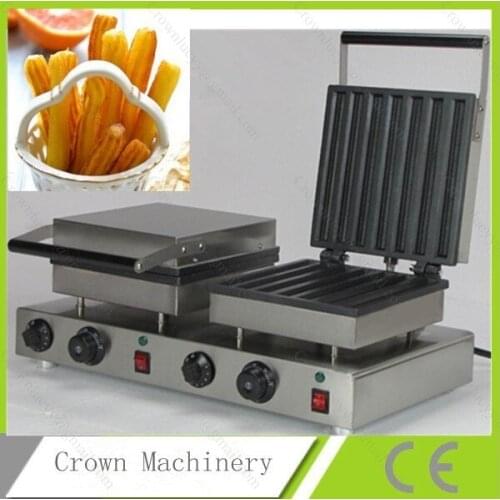 Manual Doulbe heads 14pcs Churro maker machine;Spanish Churro Machine;Churros Baker