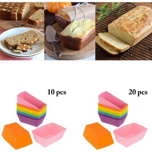 Silicone Baking Cup Reusable Nonstick Muffin Mold Cupcake Liner Cake Mold