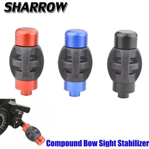 1pc Archery Compound Bow Sight Stabilizer Damper Absorbing Aiming Head Damping Rod Compound Bow Hunting Shooting Accessory
