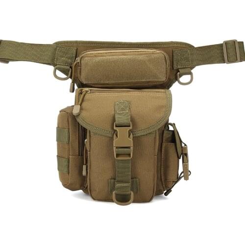 Tactical Drop Leg Bag Military Fan Tactical Leg Pack Camo Waist Leg Pack Outdoor Hiking Climbing Hunting Tool Waist Pack