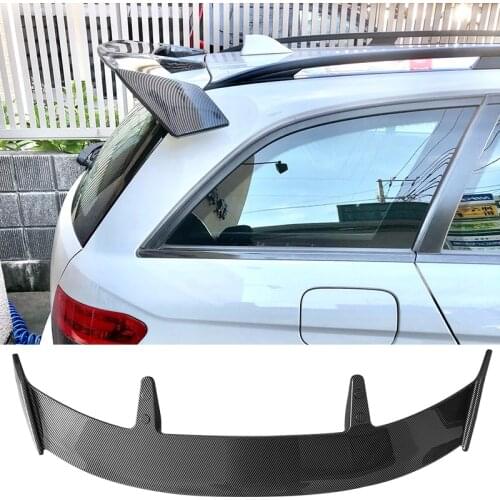 Spoiler Universal Carbon Surface ABS Material Type Generic Car Rear Trunk Spoiler For Benz S204 C200 C180 C260 C300 Travel Model