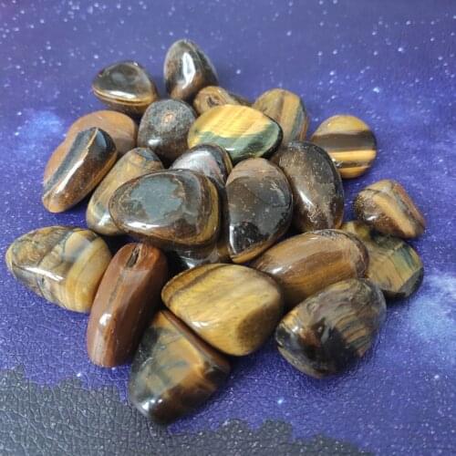 Yellow Tiger Eye Natural Stone Rock Gravel chips beads Tumble Minerals gravel specimen stone Energy Decorative Stone