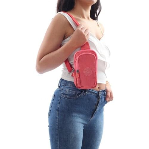 Pink Color Waist Womens Bag - hiking