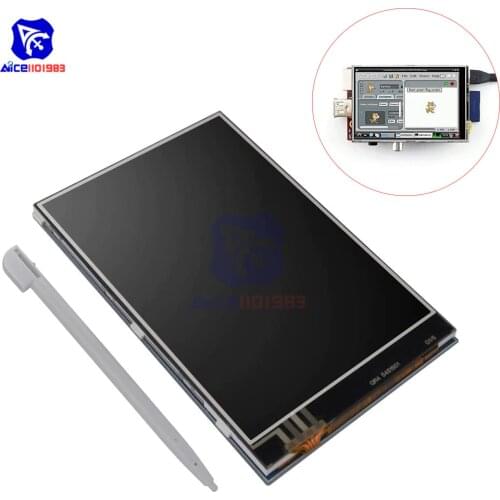 Diymore 3.5" TFT LCD Touch Screen Display Module 320x480 with Touch Pen for Raspberry Pi 3 Model B, Pi 2 Model B & Pi Model B