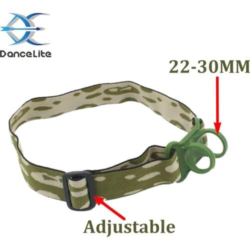 1PC NEW Flashlight Headband For 22-30MM Body Case Diameter of Torch Headlamp Strap