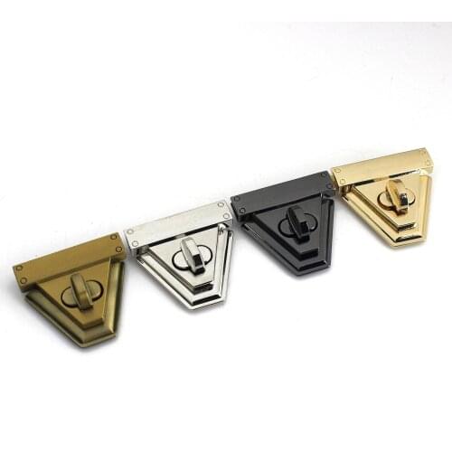 1pcs Metal Fashion Turn Lock Twist Lock Clasp Closure Parts for Leather Craft Women Bag Handbag Purse DIY Hardware Accessories