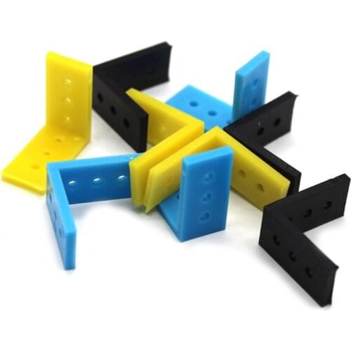 10pcs/lot L Type Model Axle Frame Horizontal and Vertical Bracket Angle Form Frame DIY Materials Kits