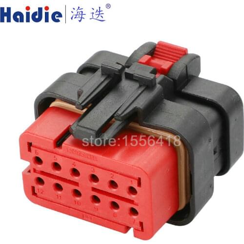 1sets 12pin automotive wiring harness housing plug plastic waterproof connector 776438-1